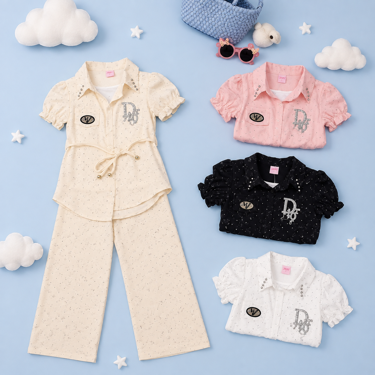 Girls Stylish 2-Piece Suit
