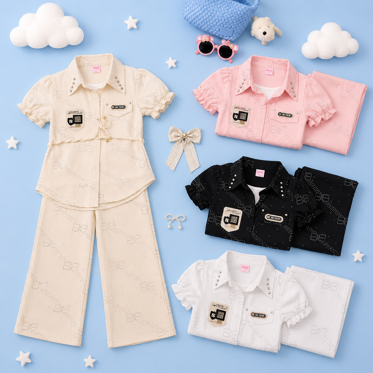 Girls Stylish 2-Piece Suit