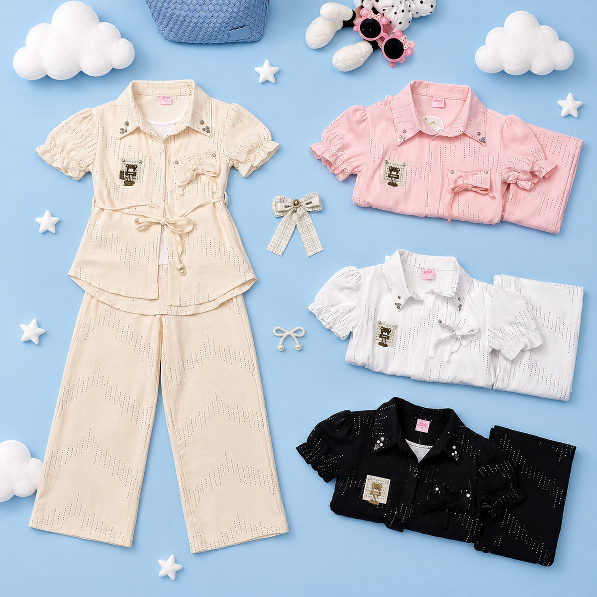 Bella Bloom Girls’ Suit