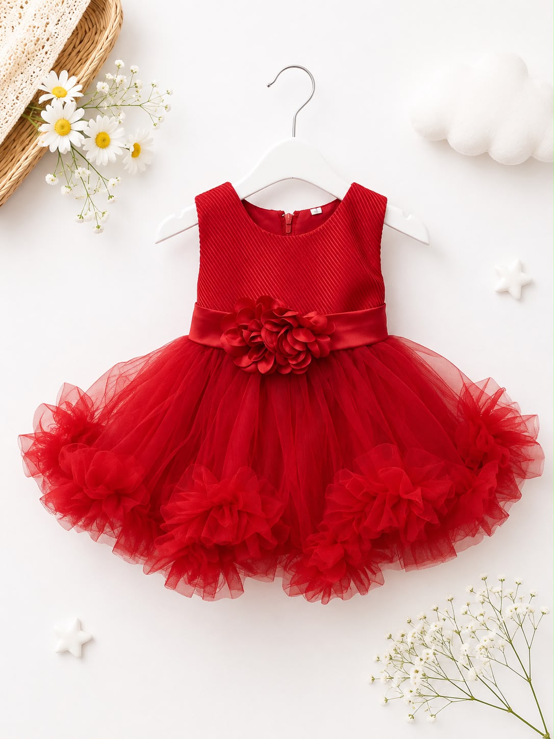 Rosy Charm Frock 🌹