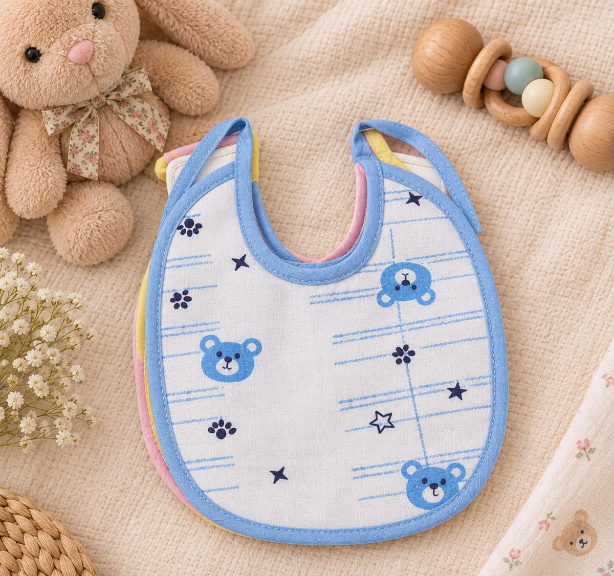 Little Bib 3 Pcs Set – Soft & Handy