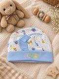 Newborn Cap & Mittens Set – 2 Pcs