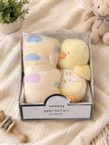 Cozy AC Shawl with Stuff Toy