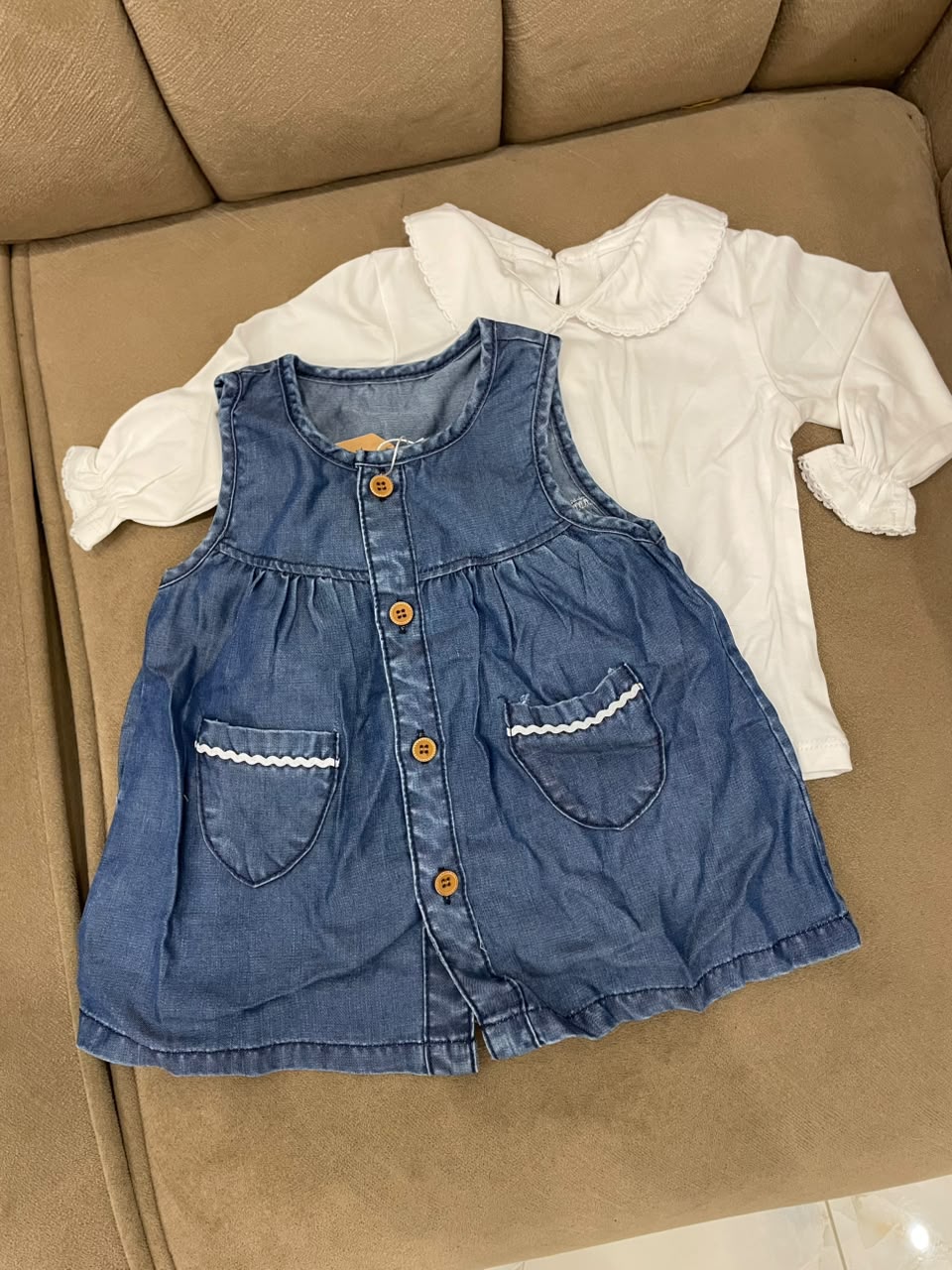 Denim Dream Girls’ Frock 💙